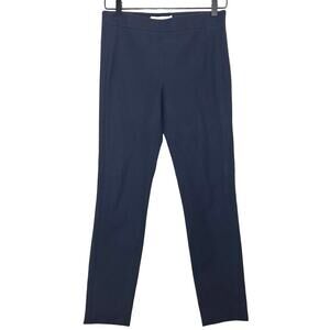 Tory Burch Women’s Slim Fit Straight Leg Ankle Pants Navy Blue Size 4